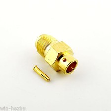 100pcs SMA Female Jack Solder for RF RG402 0.141" Semi-rigid Cable Connector