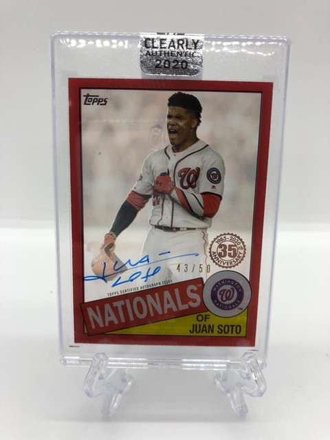 JUAN SOTO 2020 TOPPS INCEPTION ORANGE ON CARD AUTOGRAPH NATIONALS AUTO JUAN SOTO 2020 TOPPS INCEPTION ORANGE ON CARD AUTOGRAPH NATIONALS AUTO