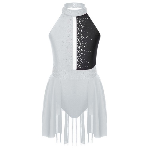 Kids Girls Lyrical Dance Dress Modren Contemporary Costume Ballerina AU - Picture 43 of 54