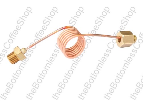 Brass Capillary Pipe Tube Manometer Pressure Gauge Coffee Machine Maker