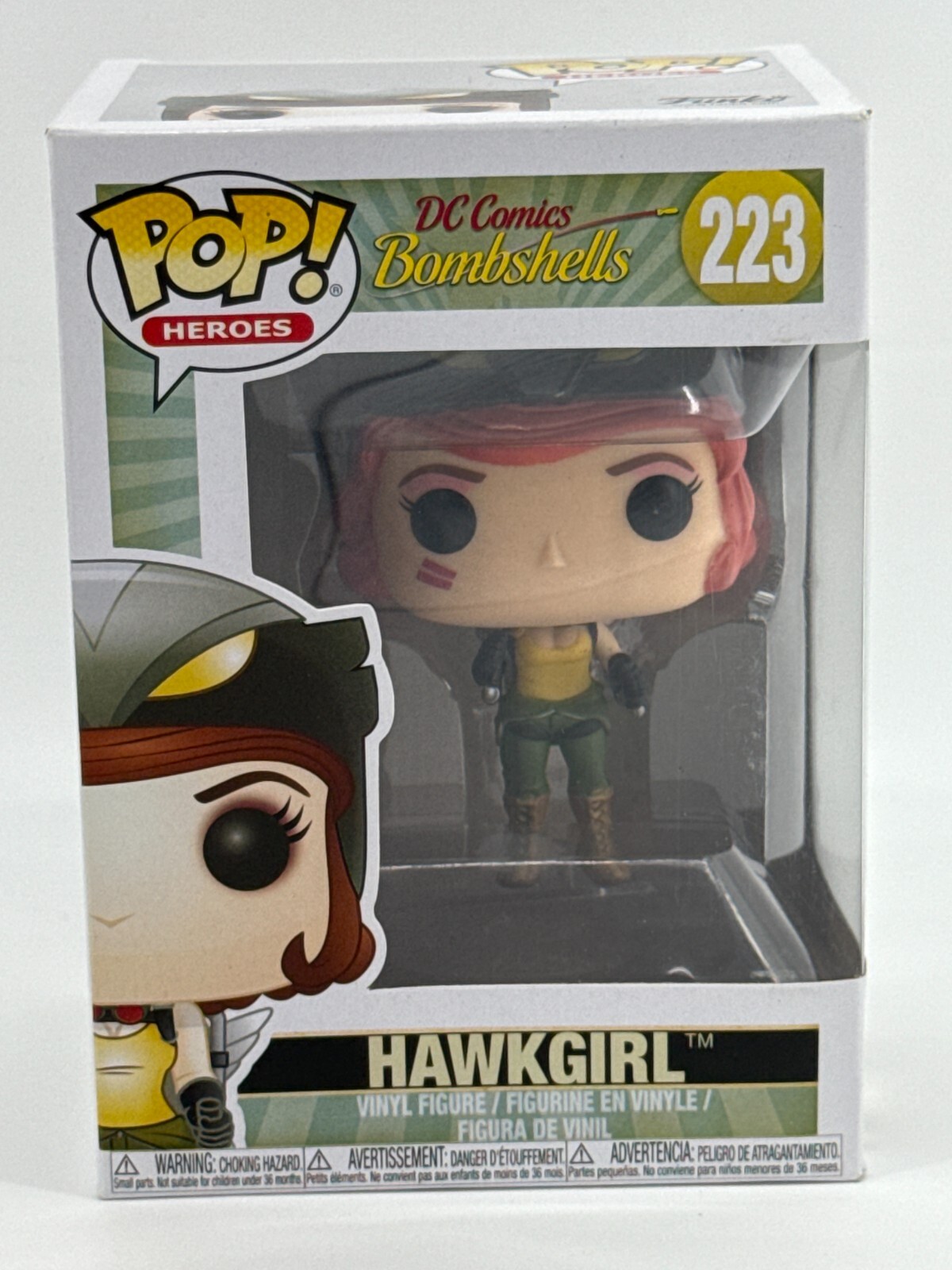 Funko Pop Dc Bombshells Hawkgirl #223 Vinyl Figure New In Box Dc Comics Heroes