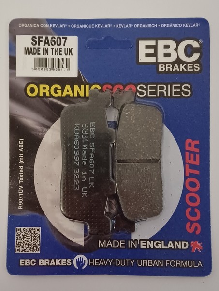 EBC Organic BremsbeläGe Hinten SFA607 FüR Kymco Agility MAX 300I (2015) NAO-image