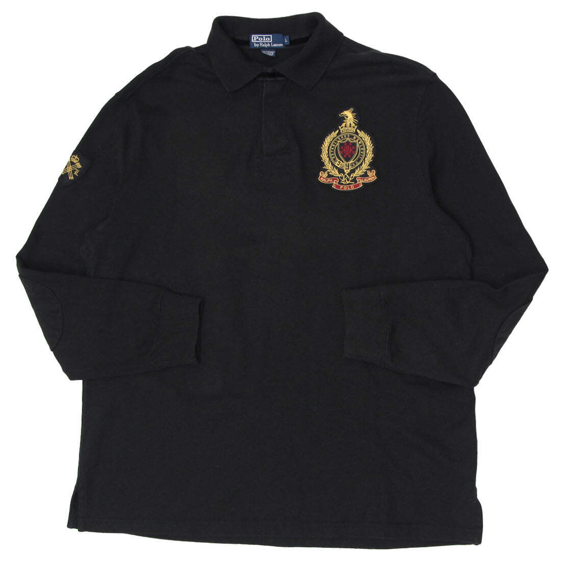 Vintage Polo by Ralph Lauren Black Rugby Shirt