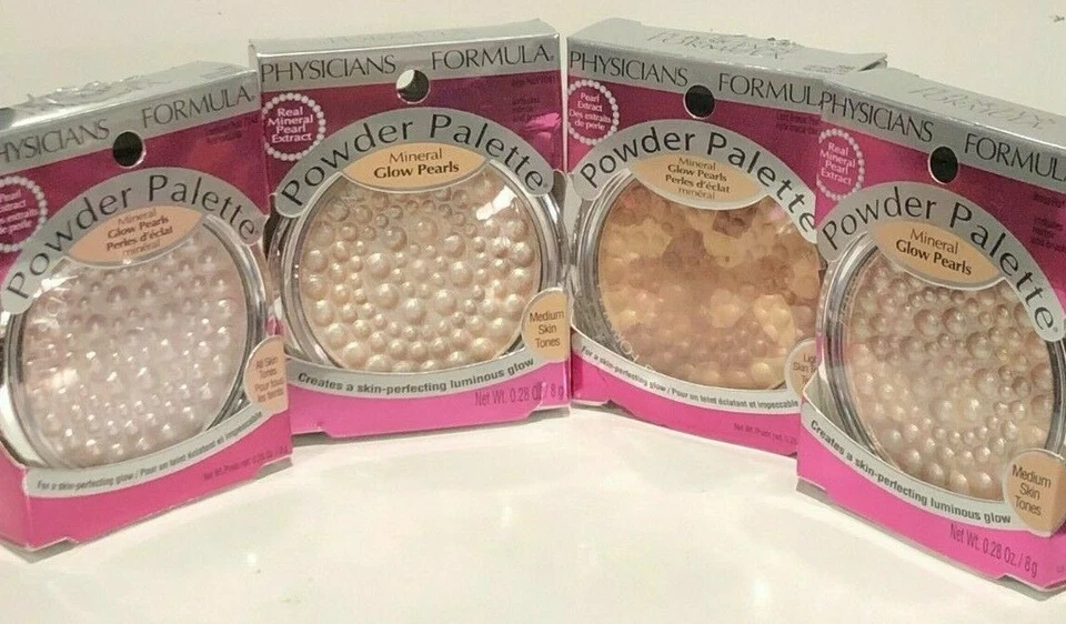 PHYSICIANS FORMULA POWDER PALETTE MINERAL GLOW PEARLS 4 COLORS TO CHOOSE - Image 2 of 2