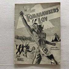 Brave Warrior Jon Hall Christine Larson Jay Silverheel 1952 Danish Movie Program