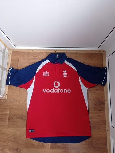 Maillot Cricket Angleterre 2003 Admiral Domicile Coupe Du Monde Taille S