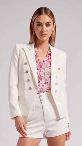 Generation Love Amelia Krepp Blazer - Größe L - Neu Mit Etikett