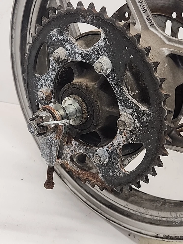 Juego de llantas delanteras traseras Kawasaki EX250R Ninja 250R 2007 97-07 eje de rotor de empuje Foto 3 de 4