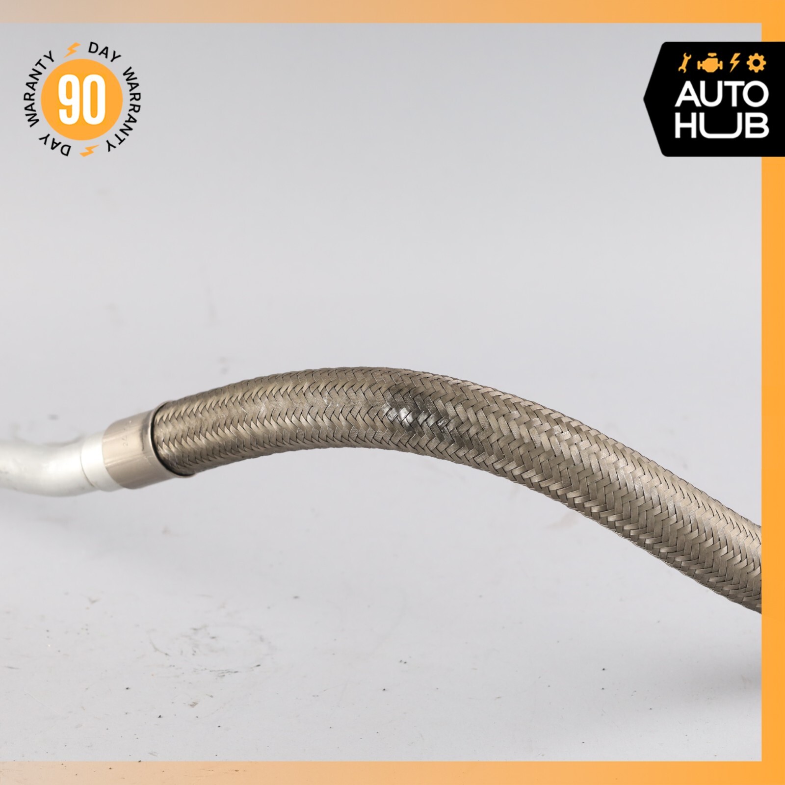 05-07 Maserati Quattroporte M139 F1 Engine Heat Exchanger Oil Feed Line OEM