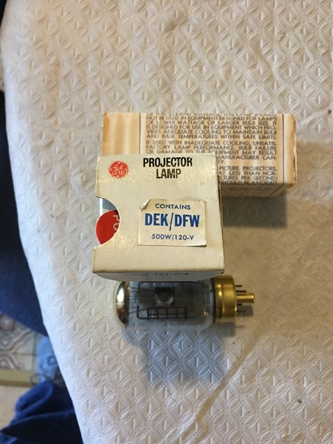 Slide Projector Lamp General Electric Dek Dfw Fits Kodak New Old Slide Projector Lamp General Electric Dek Dfw Fits Kodak New Old Stock Nos