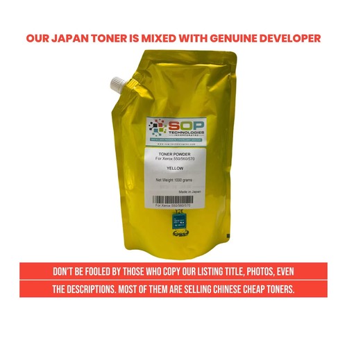 Tóner de repuesto Japón para Xerox Color 550/560/570 recarga + chip 1 kg/bolsa Japón - Imagen 9 de 10