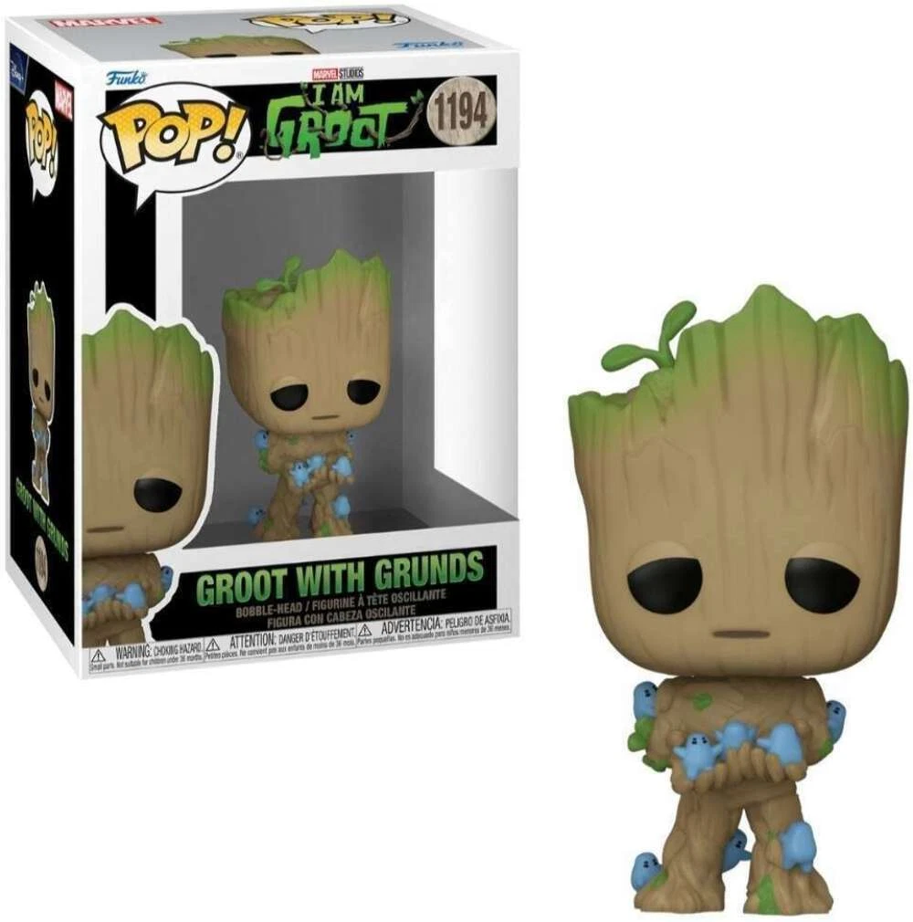 Funko POP! Marvel: I Am Groot - Groot w/ Grunds #1194