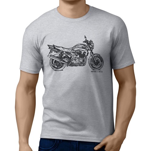 JL Illustration For A Yamaha XJR1300 Motorbike Fan T-shirt - Picture 13 of 24