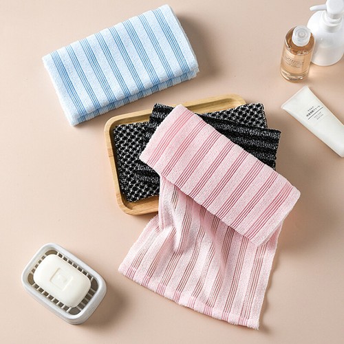 Paño de lavado exfoliante nailon japonés coreano toalla de baño cuerpo espalda piel exfoliante EE. UU. - Imagen 9 de 14