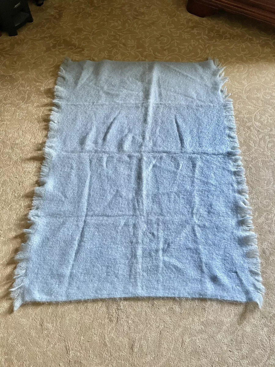 New Lands Downunder Pure 100 Mohair Knee Throw Blanket New Zealand 51 x 37