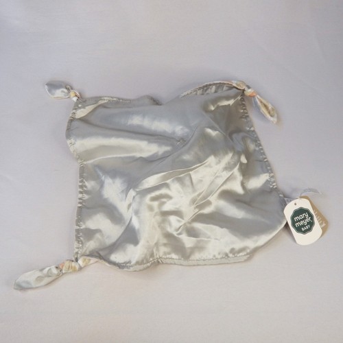 Mary Meyer Gray Elephant Plush Lovey Satin Blanket Jungle Knotted Kalahari 12" - Picture 4 of 9