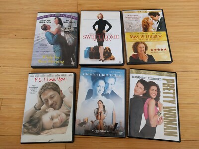 DVD lot classic comedy Pretty Woman Maid Manhattan Ps I love you Miss Pettigrew