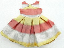 Girls Sweet Heart Rose Metallic Gold, Rose,  Silver Formal Dress Sizes 4 - 6X