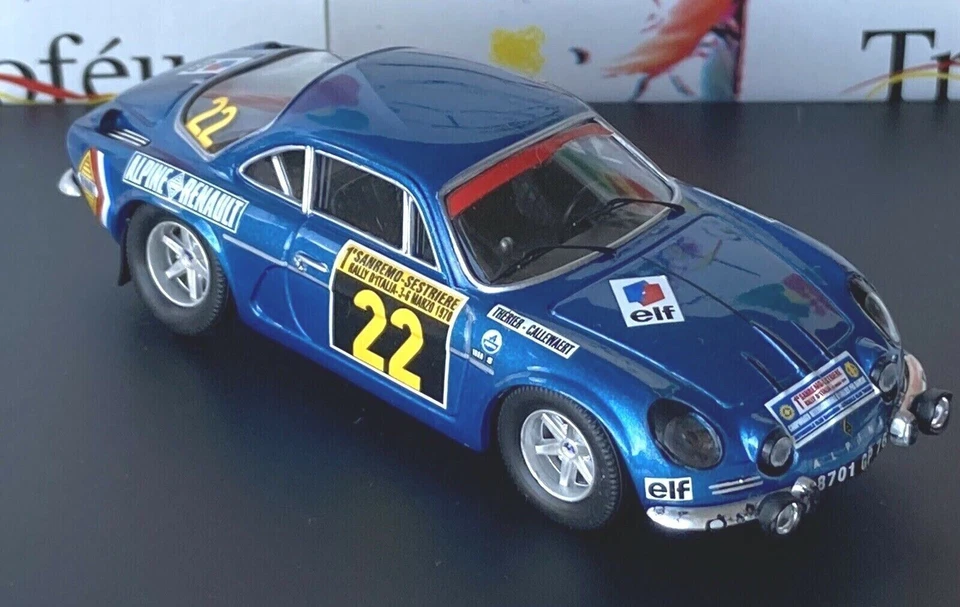 1/43 Trofeu TR820 Alpine Renault A110 1600S 1970 San Remo #22 Therein/Callewaert - Image 2 of 4