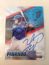 Yohendrick Pinango 2021 Bowman's Best Signed Refractor Auto Prospect Rookie QTY