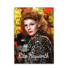 Rita Hayworth full photo calendar 2026/27 personalised Choose Start