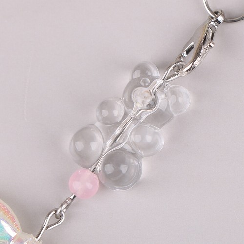 Lovely Little Bear Bowknot Heart Phone Lanyard Y2K Aesthetic Phone Chain - Zdjęcie 7 z 10