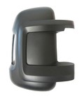 Fits PEUGEOT BOXER 2006 to 2022 RHS, WING/DOOR MIRROR COVER BLACK FOR SHORT ARM
