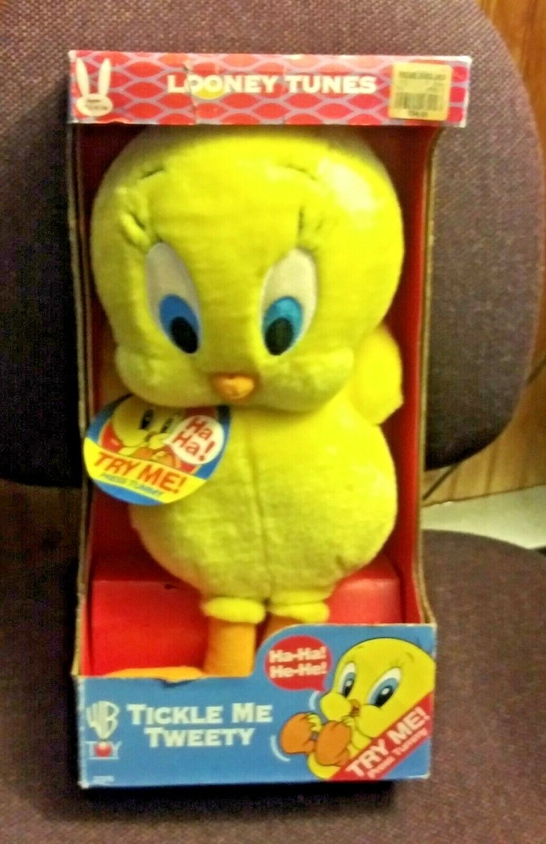 Looney Tunes Tickle Me Tweety Stuffed Plush 1997 | eBay