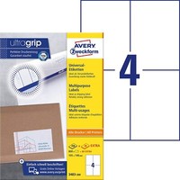 Avery Zweckform 3483-200 Universal Etiketten (800 Plus 80 Klebeetiketten Extra,