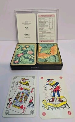 Caspari Playing Cards William Morris Wallpaper Playing Cards Double Deck Vtg