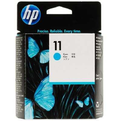 Original HP 11 cyan Business InkJet 1000 1100 1200 2200 2300 OVP DATUM 2016-2018