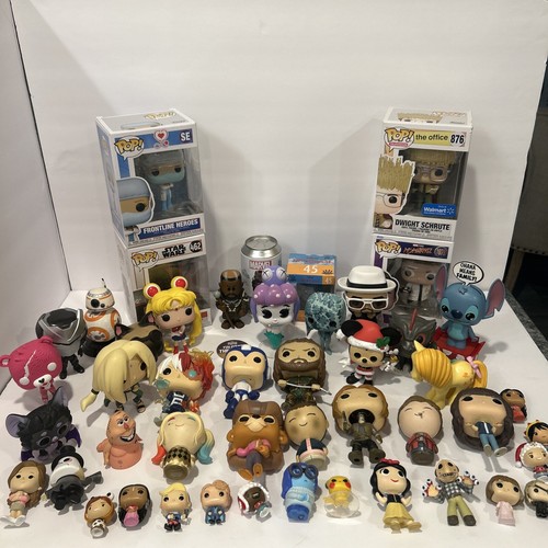Lot of 46 Funko Pop And Vinyl Figures! Loose + Several New. See Description!