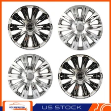 17" Set of 4 Wheel Covers Full Hub Caps Snap On Hubcaps For R17 Tire & Rim