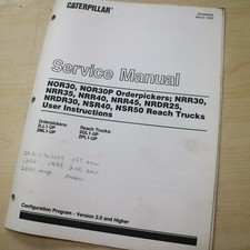 CATERPILLAR ORDERPICKER Programa de configuración de carretilla retráctil Manual de taller de servicio