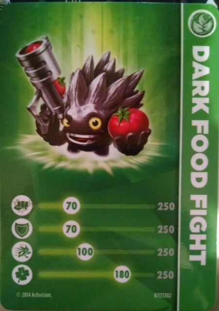 Dark Food Fight Skylanders Trap Team Universal Core Character Figure
