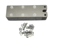 HHO Generatore Cella Umida 316L Acciaio Inox 7 o 14 Piastre 13x4x3CM per Fai da Te