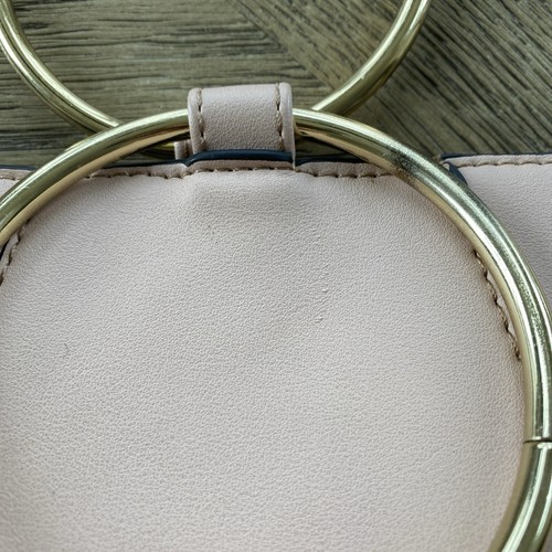 COLAB Montreal Mini Handbag Purse Blush Pink Gold Hardware Vegan Leather - Picture 4 of 8