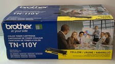 Genuine OEM Brother TN-110Y Yellow Toner Cartridge