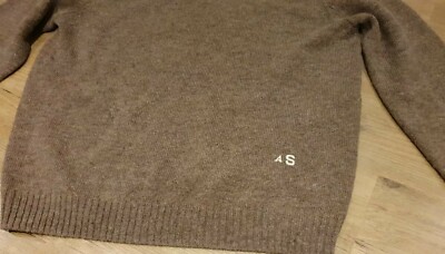 Pull Ance Studios Nicoul Pss18 - Taille S, Marron Mélange, Laine, Occasion Très Bon état