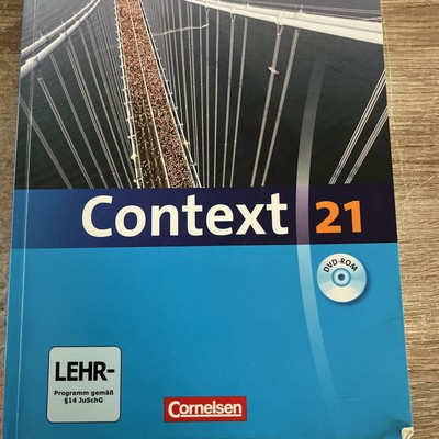 Context 21. Schülerbuch mit CD-ROM. von Sieglinde Spranger ( S6 )