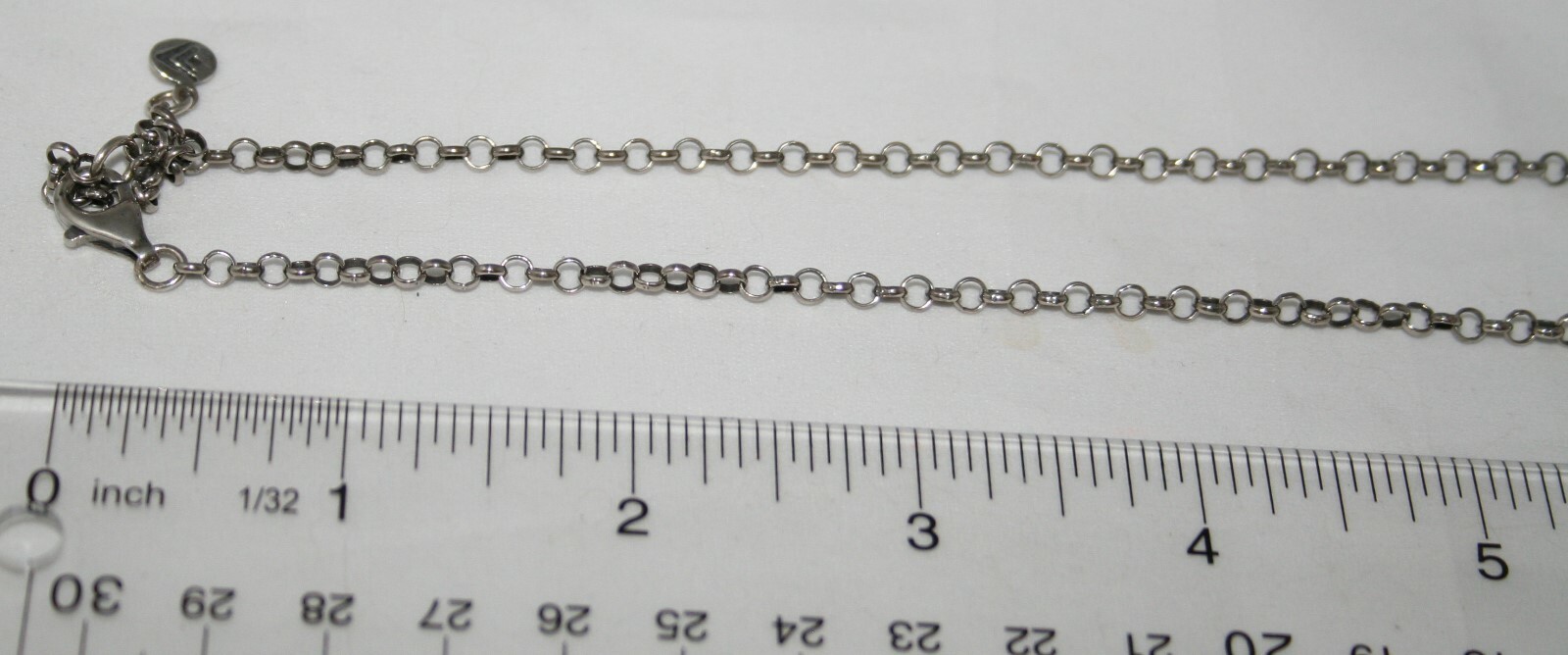 Silpada Oxidized Mother-of-Pearl Circle Charm Sterling Silver Necklace N1830