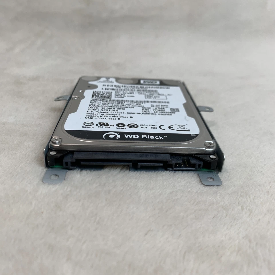 WD BLACK WD3200BEKT 320GB 2.5" 7200 RPM 16MB SATA 6GB/S LAPTOP HARD DRIVE 9CRYX - Image 4 of 4