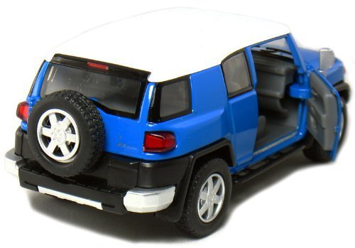 Set of 4: 5" Toyota FJ Cruiser 1:36 Scale Diecast Model CAR 5" BLACK RED BLUE YE - Picture 2 of 4
