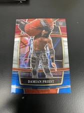 2022 #75 Damian Priest Panini Select WWE RAW Concourse Level Red & Blue