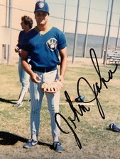John Jaha-1B-DH Signed 1986 Photo (Minors) MLB Debut in 1992 Milwaukee Brewers