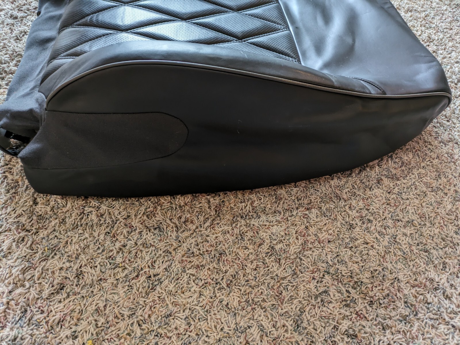 black 10-12 BENTLEY FLYING SPUR front right passenger SEAT upper back CUSHION