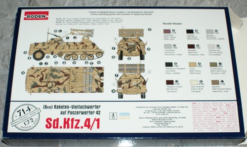 Opel Maultier Sd.Kfz. 4/1 Panzerwerfer 42 (late) 1/72 Roden - Picture 2 of 2