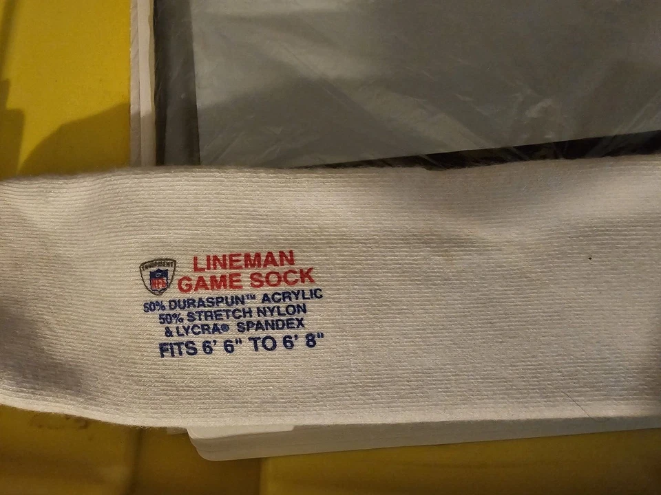 DALLAS COWBOY Auténtico Reebok NFL Lineman Juego Calcetines Equipo Emitido Azul Real Nuevo Foto 3 de 4