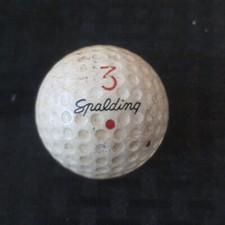 Vintage Golf Ball Spalding Red Dot