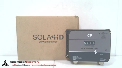 EMERSON-SOLA SCP100S24X-CP1, AC/DC ENCLOSED POWER SUPPLY(PSU), NEW #328273